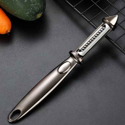 3 In 1 Fruit And Vegetable Peeler Kitchen Gadget Potato Carrot Slicer Alloy Sharp Grater Multifunctional Kitchen Accessories