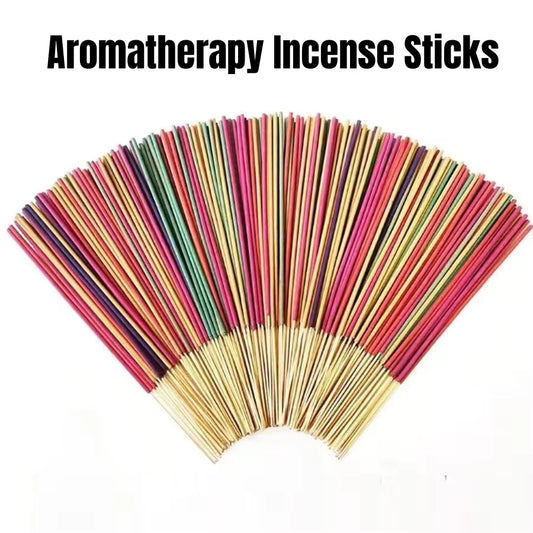 Aromatherapy Incense Sticks 30/60/120-Pack Natural Lavender Rose Ocean Fragrances for Home, Yoga & Meditation