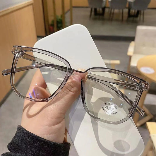 Blue Light Blocking Glasses - Lightweight Anti-Fatigue Unisex Square Frame for Office, Studying & Gaming