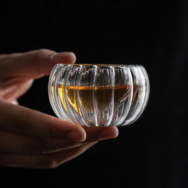 50ml (1.7 fl oz) Double-Walled Borosilicate Glass Espresso Cups - Set of 4 or 6, Clear Insulated Teacups