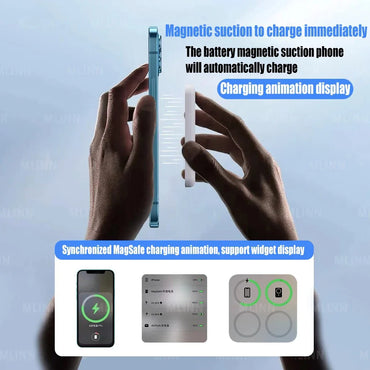 MagSafe Magnetic Wireless Power Bank 15W Portable Battery Pack for iPhone 5000/10000mAh