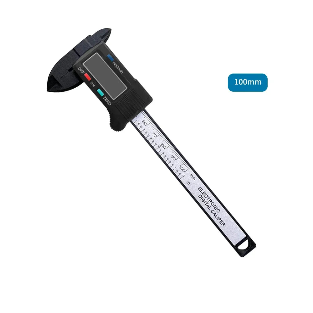 Digital Vernier Caliper – 100mm & 150mm (0–150mm / 6-in) Electronic LCD Measuring Gauge with Locking Screw