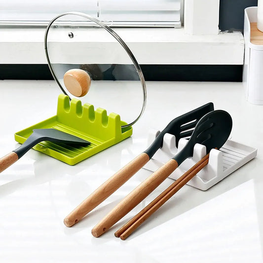 Countertop Utensil & Pot Lid Holder — Spoon, Spatula & Chopstick Rack