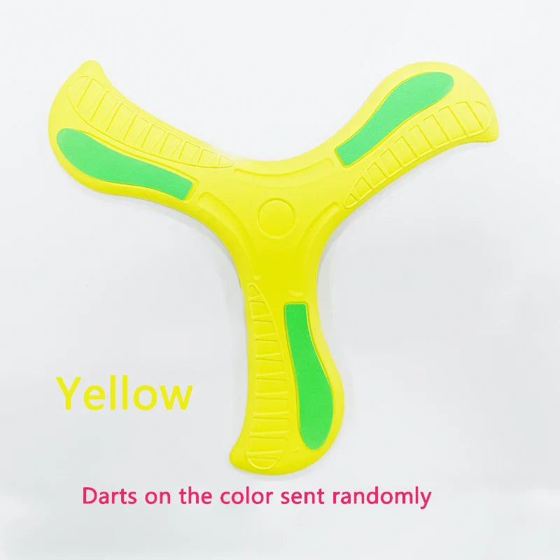 Three-Leaf EVA Foam Boomerang – 9×9 in (22×22 cm) Flying Toy for Kids & Adults, Outdoor Family Game
