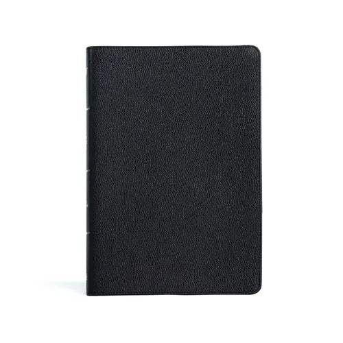 KJV Large Print Thinline Bible, Black Genuine Leather - Leather