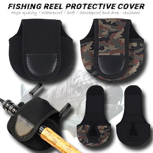 Fishing Reel Bag Pouch - Protective Reel Case Organizer for Fishing Gear (1/2/4-Pack)
