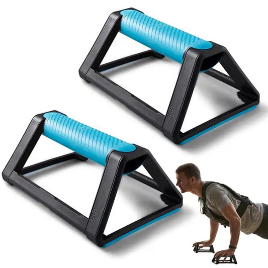 2-Pack Push-Up Bars 110kg (243 lb) Anti-Slip Ergonomic Push-Up Stands Portable Home Gym Handles for Strength Training