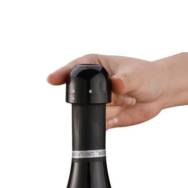 Vacuum Wine & Champagne Bottle Stopper Set – Leak-Proof Silicone Bottle Seals