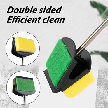Aquarium Algae Scraper & Floating Cleaning Brush with Sponge 36 x 8 cm (14.2 x 3.1 in)