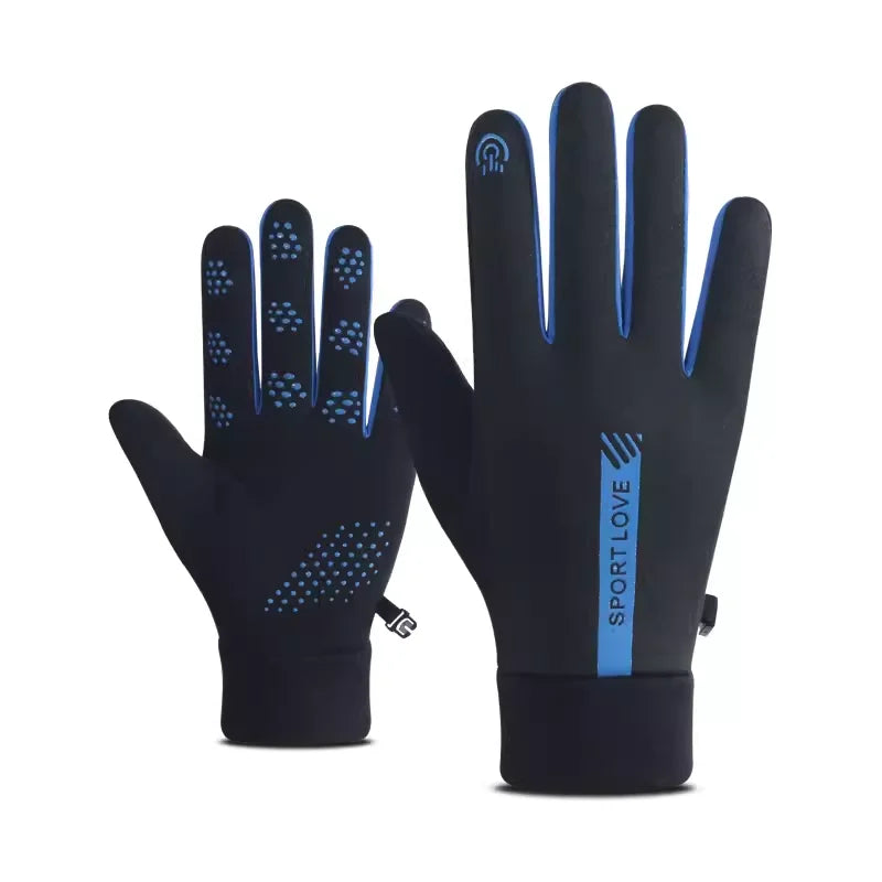 Women's Waterproof Winter Cycling Gloves - Windproof Anti-Slip Warm Outdoor Sports Gloves