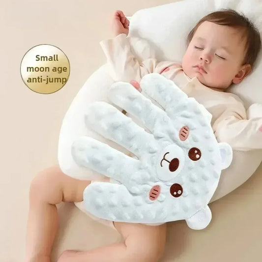 Baby Sleep Aid Palm Pillow with Remote — Soothing Plush for Newborns & Toddlers
