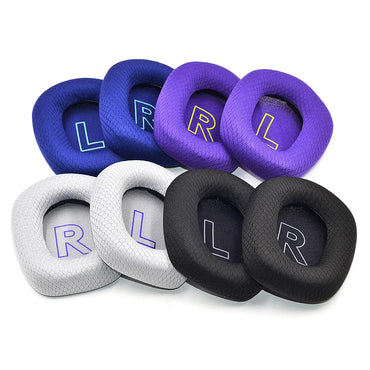 Gaming Headset Replacement Ear Pads & Headband — Soft Foam Leather Cushions, Quick-Install