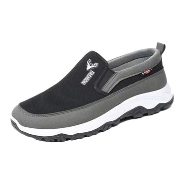 Men's Orthopedic Breathable Slip-On Travel Shoes Non-Slip Comfortable Walking and Hiking Sneakers