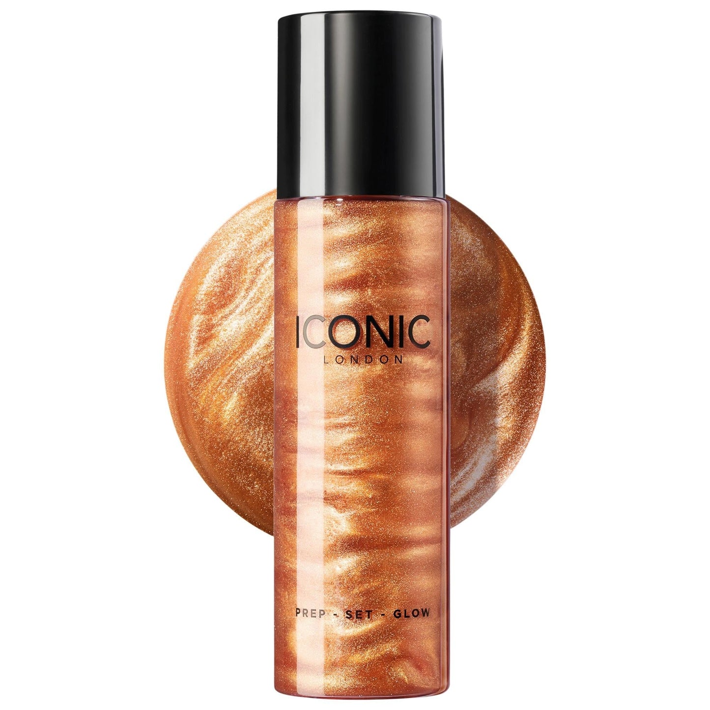 Prep-Set-Glow Vegan Hydrating Glowy Setting Spray - Cruelty-Free Makeup with Vitamin E & Caffeine