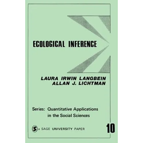 Ecological Inference - Paperback