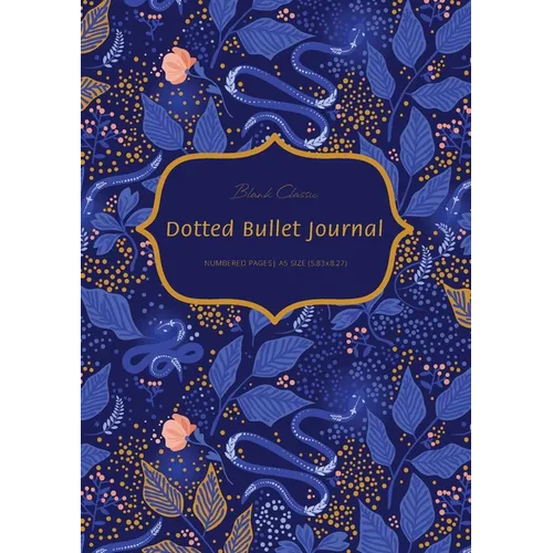 Dotted Bullet Journal: Medium A5 - 5.83X8.27 (Blue Fairy) - Paperback