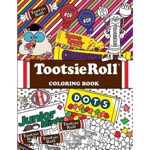 Tootsie Roll Coloring Book: 24 Page Coloring Book - Paperback