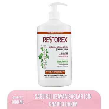 Restorex Restoring Shampoo for Dry and Damaged Hair - Nourishing, 33.81 fl oz