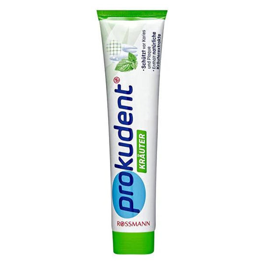 Prokudent Toothpaste with Chamomile & Sage Extracts - 125ml, Fluoride Oral Care for Adults
