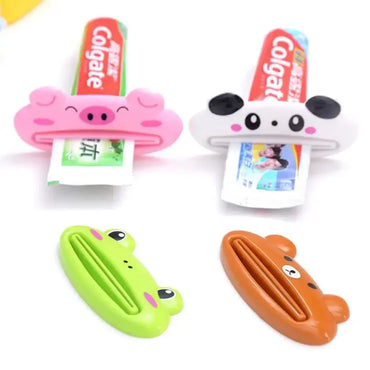 Animal Toothpaste Squeezer Tube Roller – Cute Cartoon Toothpaste Dispenser for Bathroom
