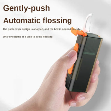 20PCS Dental Floss Dispenser Containing 10Pcs Floss Dental Floss Storage Box Auto Refillable Oral Hygiene Care Floss Pick