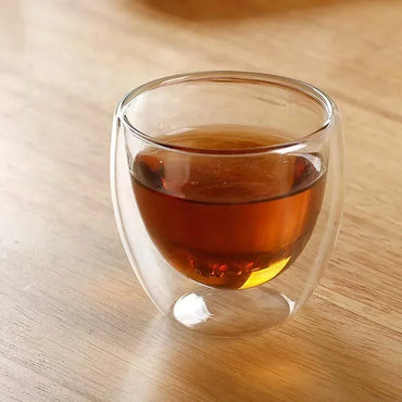 Double Wall Borosilicate Glass Tea Cups 80ml & 150ml, 2–18 Pc Clear Kung Fu Coffee & Milk Mugs