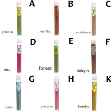 50-Pack Sandalwood Incense Sticks — Natural Aromatherapy Air Freshener