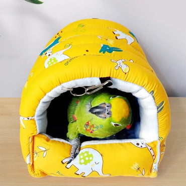 Cute Printed Hanging Pet Bed - Mini Nest for Birds, Hamsters, Guinea Pigs, Rabbits & Squirrels