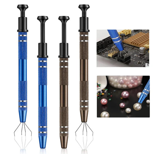 4-Claw IC Chip Extractor Tool – Precision Electronic Component Grabber & Puller