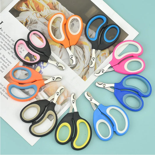 Half-Moon Pet Nail Scissors for Cats & Small Dogs – Stainless Steel Grooming Scissors (10 x 6.5 cm / 3.9 x 2.6 in)