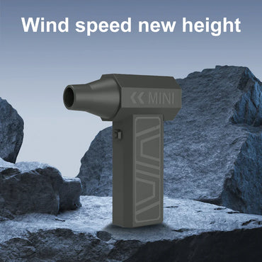 Mini Rechargeable Electric Air Duster - Portable Cordless Air Blower for PC Keyboard & Car, 3-Speed Adjustable with 4 Nozzles