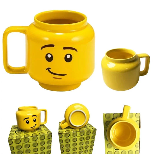 Cute Design Face Expression Ceramic Mug Christmas Gift Box Funny Mug Ideal Gift for New Year Creative and Unique Gift