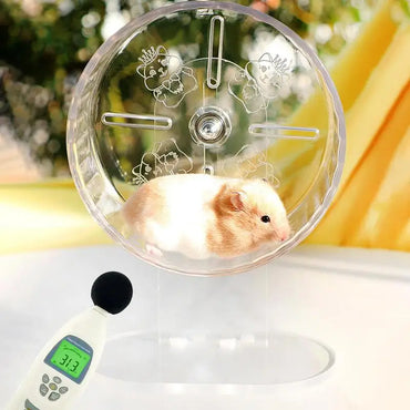 Silent Transparent Hamster Wheel 7.1 in (18 cm) Acrylic Exercise Wheel for Hamsters & Gerbils