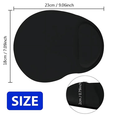 Ergonomic Wrist Rest Mouse Pad with Soft Wrist Support – Non-Slip Mousepad for PC & Laptop
