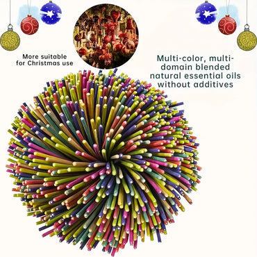 Wholesale Multi-Color Aromatherapy Incense Sticks - White Sage, Lavender, Rose, Lemongrass & Jasmine - Long-Lasting Home Fragrance
