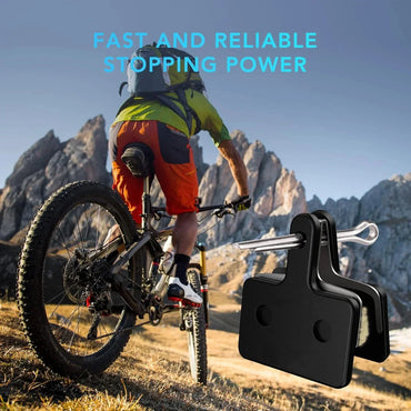 Resin Hydraulic Disc Brake Pads – Wear-Resistant MTB Brake Pads, Universal Fit for Hydraulic Disc Calipers