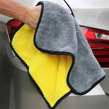 Double-Sided Microfiber Car Towels Super Absorbent Auto Detailing Wash & Dry Cloths