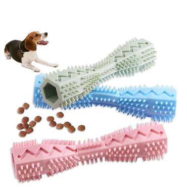 TPR Dog Chew Stick Bite-Resistant Treat-Dispensing Teeth Cleaning Toy