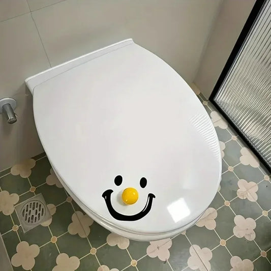 Dopamine Smile Ball Toilet Lid Lifter Handheld Round Toilet Seat Cover Opener PP Bathroom Accessory