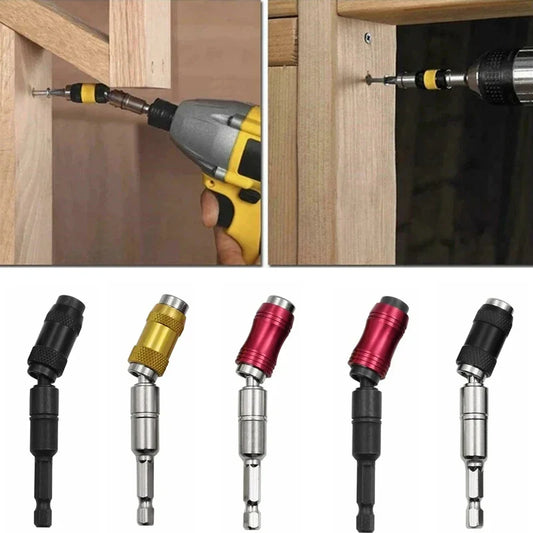 1/4-Inch (6.35 mm) Hex Magnetic Bit Holder Extension Rod - Quick-Change Screwdriver & Drill Guide