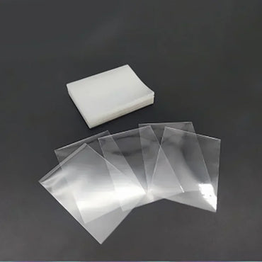 100-Pack Clear Card Sleeves (Assorted Sizes) for Magic Pokémon Tarot Poker & Board Games