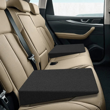 Memory Foam Car Seat Leveling Pad — Universal Seat Cushion for Height Increase, Comfort & Fatigue Relief