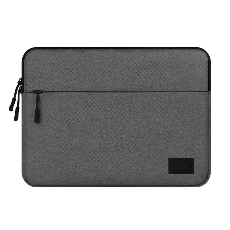 Waterproof Nylon Laptop Sleeve 11–16 Inch — Velvet Lined, Double Zipper