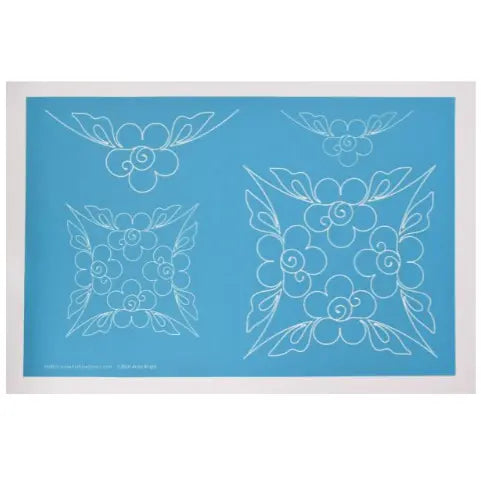 60019 Daphany 8" and 5 1/2" Stencil