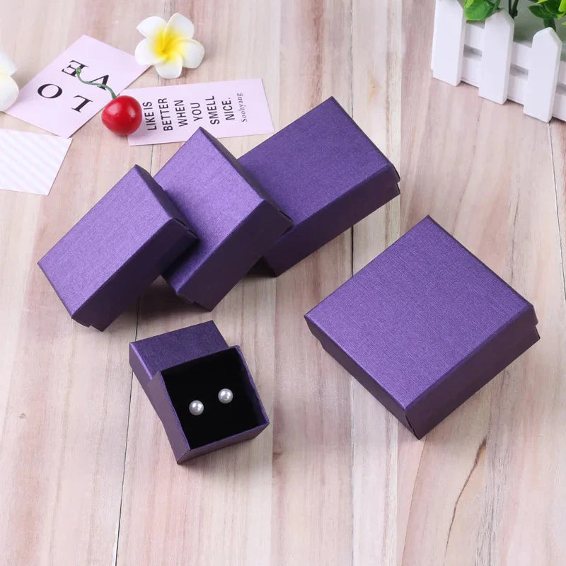Luxury Jewelry Gift Box Set – White & Dark Green Case