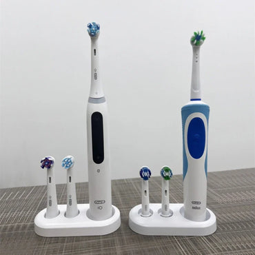 Universal Electric Toothbrush Holder - Replacement Stand Base & Toothbrush Organizer for Bathroom Storage
