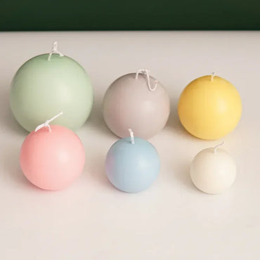 DIY Spherical Candle Mold Kit 5–10 cm (2–4 in) Acrylic Round Ball — Planet Series