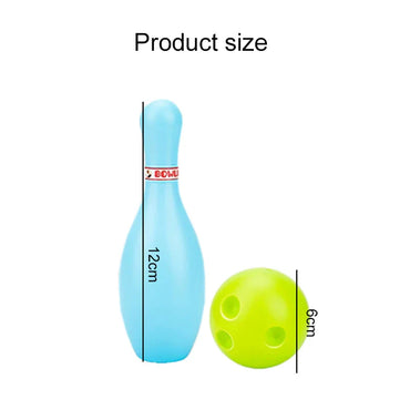 Kids Plastic Bowling Set – Colorful Ball & Pins for Indoor & Outdoor Family Games