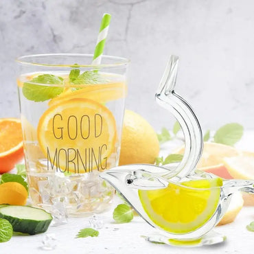 1/2/3-Pack Mini Portable Bird-Shaped Citrus Juicer – Handheld Lemon & Orange Squeezer, Transparent Acrylic
