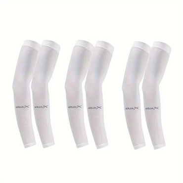 3-Pack Ice Silk Cooling Arm Sleeves — UV Sun Protection for Men & Women, Cycling & Outdoor Sports